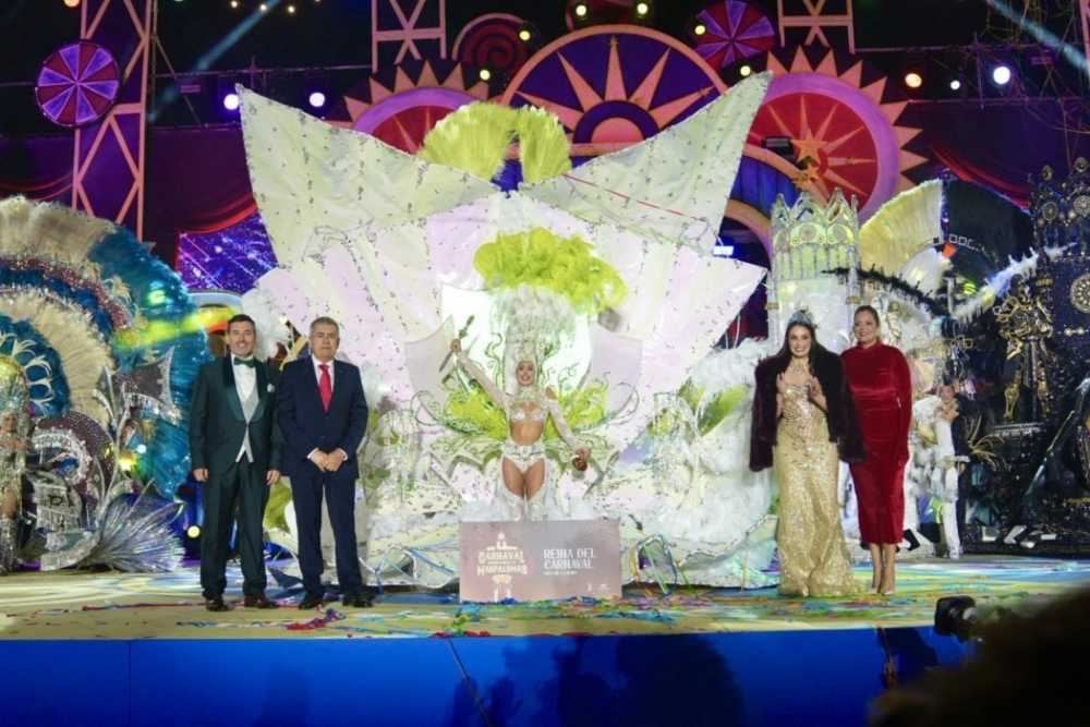 Estrella Jiménez de Bruin se corona Reina del Carnaval de Maspalomas 2026