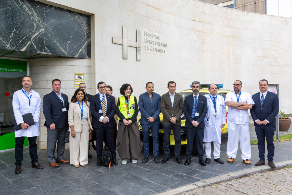 La NASA se interesa por el sistema sanitario de Canarias como lugar estratégico en el Atlántico
